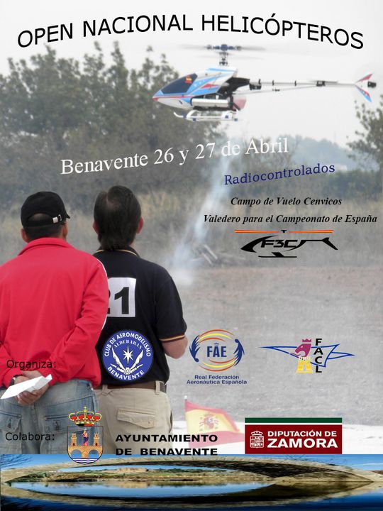Open Nacional de F3C en Benavente (días 26 y 27 de Abril de 2.014)