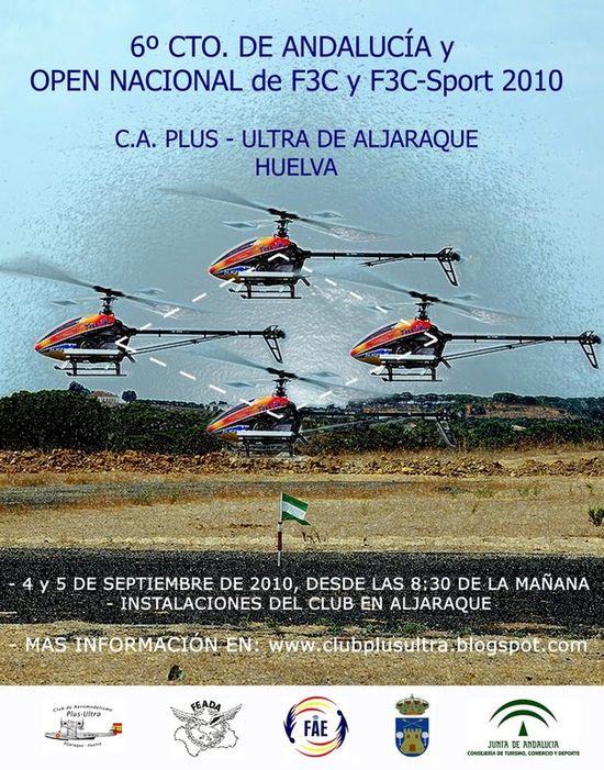 Curso de Jueces y Open Nacional de F3C en Aljaraque (Huelva) (4 y 5 Septiembre)